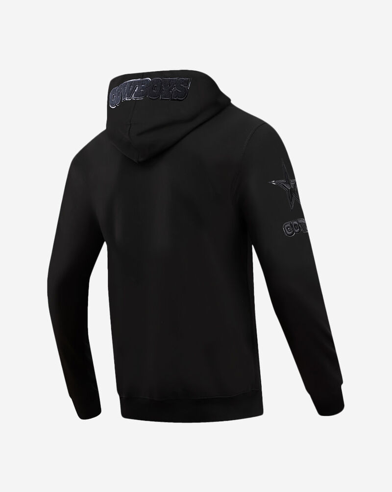 PRO STANDARD Dallas Cowboys Triple Black Full-Zip Hoodie FDC5410309-BLK Black 3
