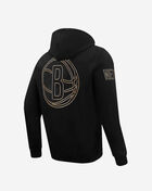PRO STANDARD Black and Gold Brooklyn Nets Hoodie BBN5513628-BLK Black 3
