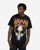 Graphic Tees Rodman Face Fire Tee DER1220XX Black 1