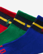 Stripe Knit In Logo Quarter 3Pk 