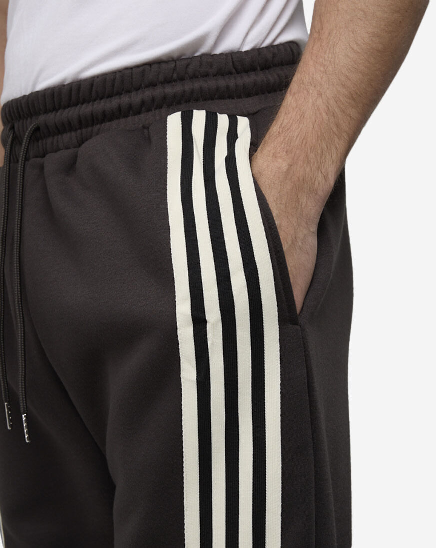 Shop American Stitch Stripe Fleece Pants SU25B515-GRY grey