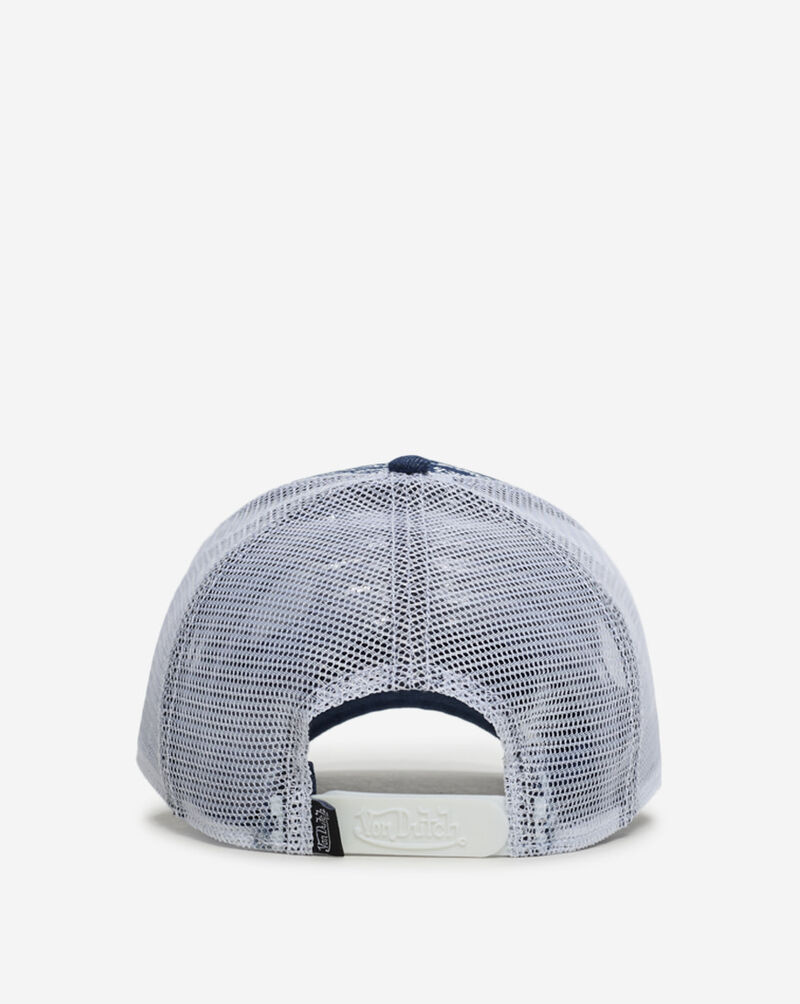 Von Dutch News Print Trucker Hat VDHH0119 Blue 3
