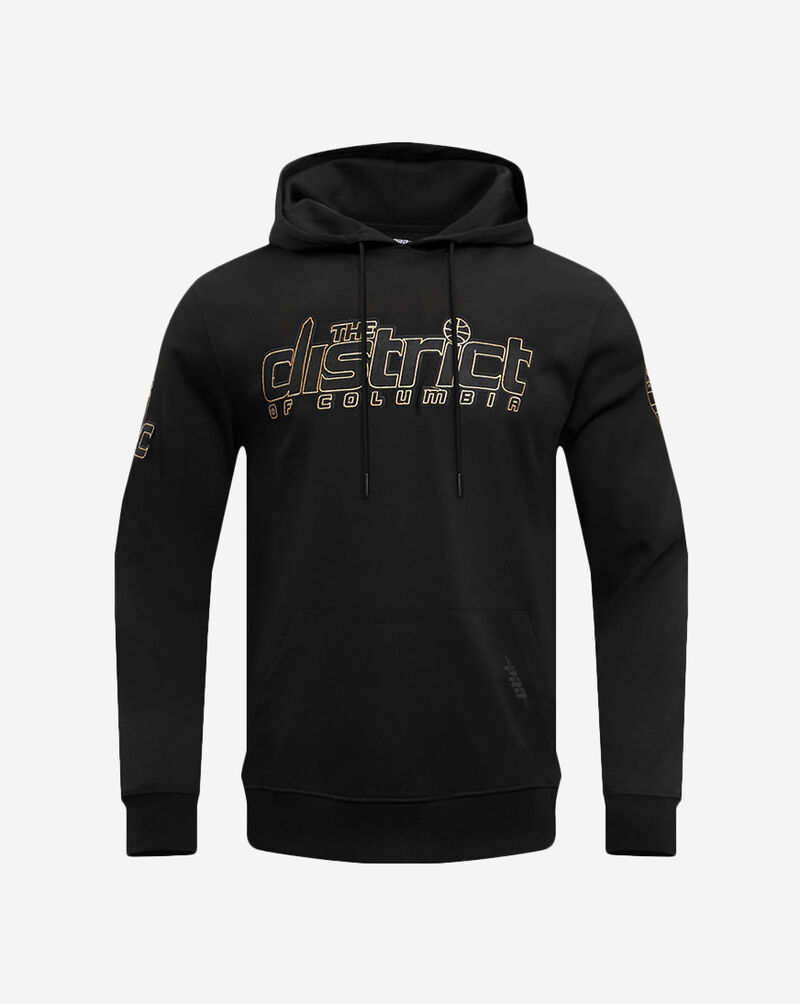 PRO STANDARD Black and Gold Washington Wizards Hoodie BWW5513650-BLK Black 1