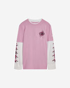 Puma Grade School Melo X LaFrance CTN Long Sleeve Jersey Tee PSP26M9T-21371 Pink 1