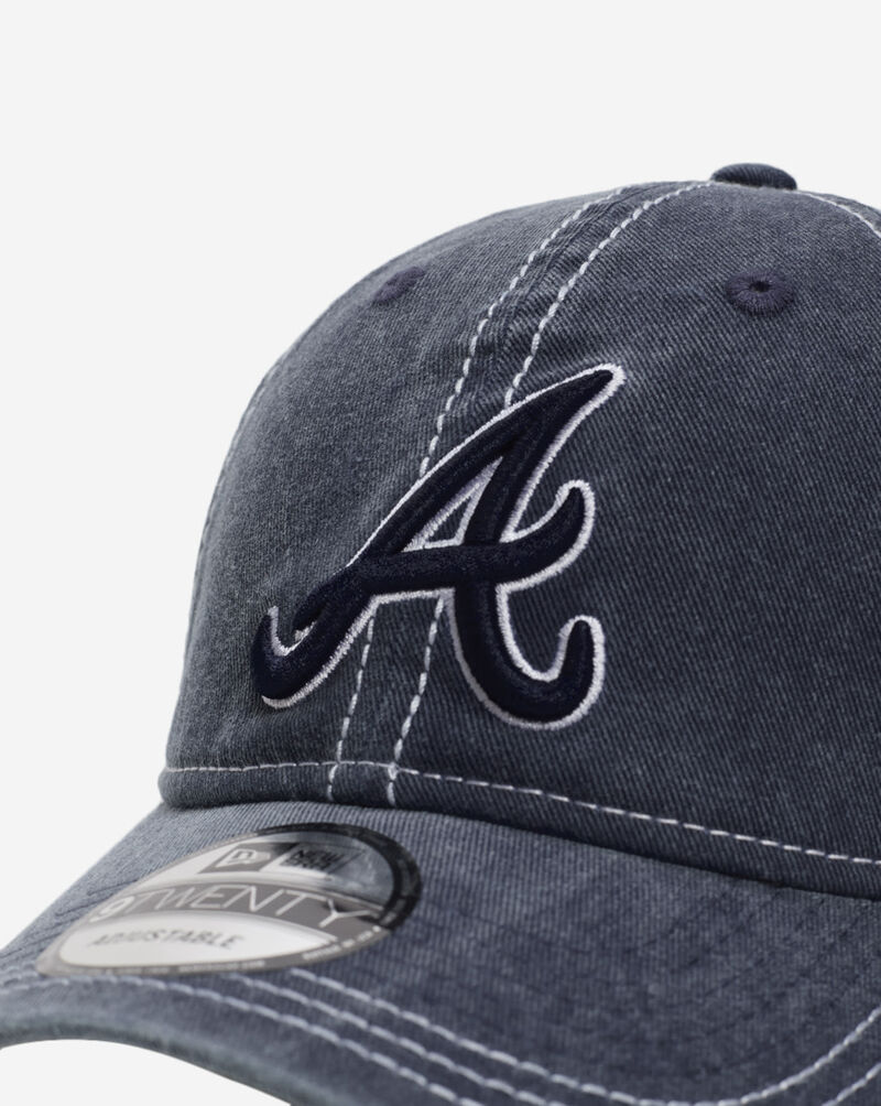 New Era 9Twenty Washed Atlanta Braves Adjustable Hat 60641327 Blue 2