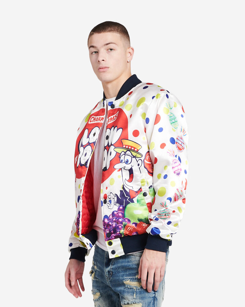 Boondocks Blow Pop Satin Jacket OWM256TTRL-WHT White 2