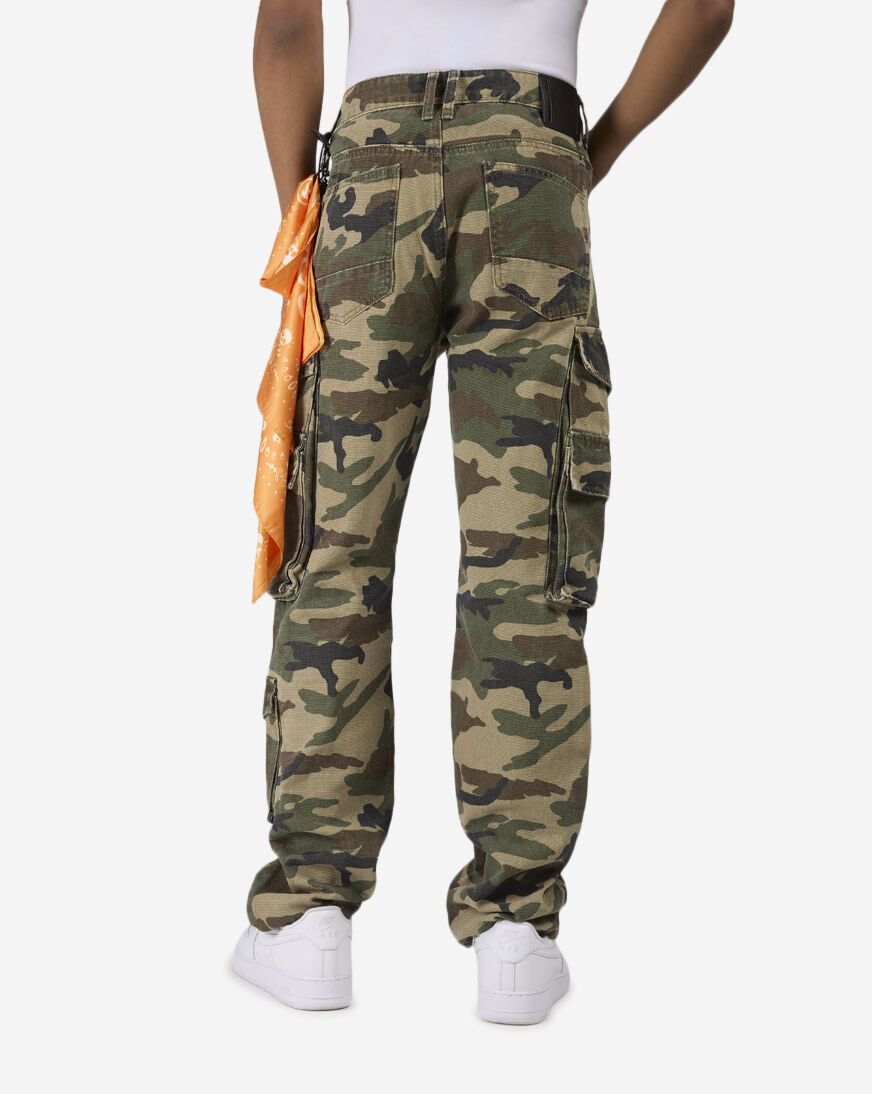 Shop Smoke Rise Grommet Utility Pants TP26S437SN-CAM camo | SNIPES USA
