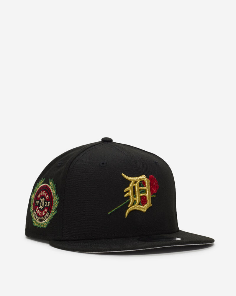 New Era 9Fifty Detroit Tigers Gold Rose Snapback Hat 70885937 Black 1