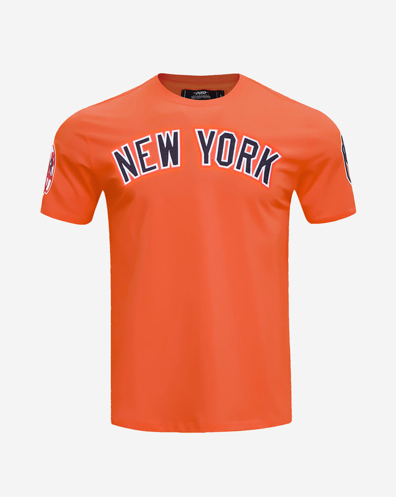 PRO STANDARD New York Yankees Short Sleeve Classic Chenille Tee LNY131148-ORG Orange 1