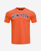 PRO STANDARD New York Yankees Short Sleeve Classic Chenille Tee LNY131148-ORG Orange 1