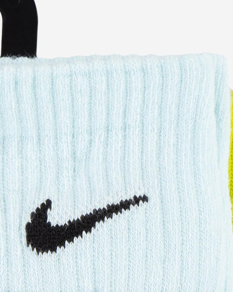 Nike Dri-FIT Performance Basic Crew Socks (5-7) UN0019-U8H Multi 3