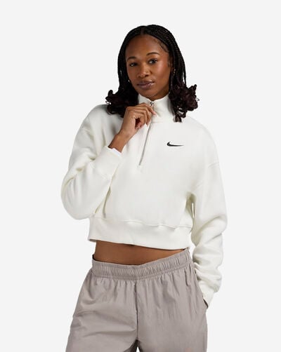 NSW Phoenix Fleece 1/4-Zip Cropped Sweatshirt