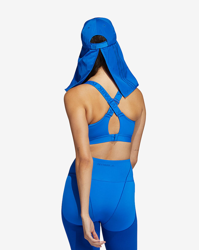 adidas IVY PARK Medium Support Cut Out Bra HG4476 Blue 3