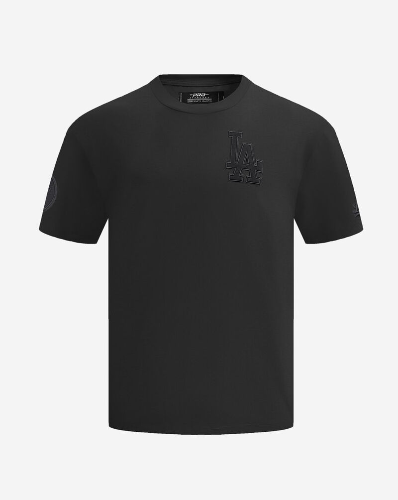 PRO STANDARD Los Angeles Dodgers Neutral Drop Shoulder Tee LLD137025-BLK Black 1