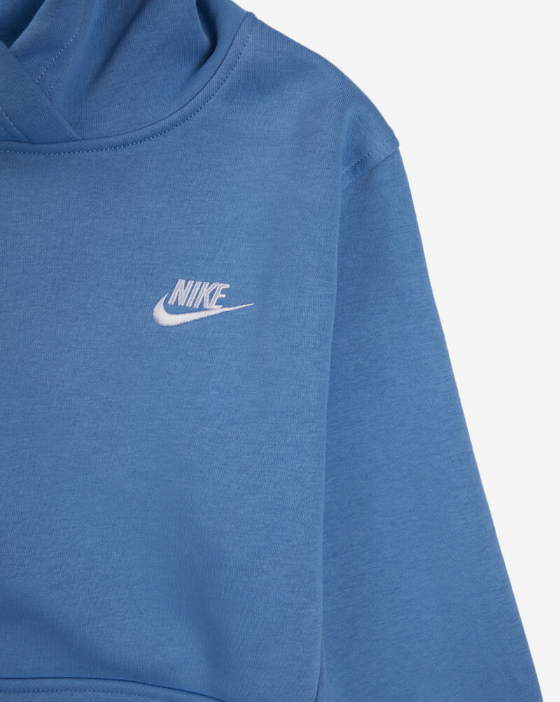 Nike Big Kids' NSW Club Fleece Hoodie  FD3000-489 Blue 2