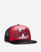 Mitchell  Ness Boston Red Sox Trucker Air Brush Adjustable Hat HT14503-BRSRDBK Red 1