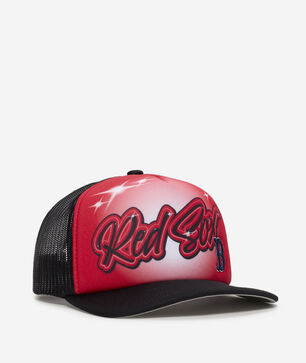 Boston Red Sox Trucker Air Brush Adjustable Hat