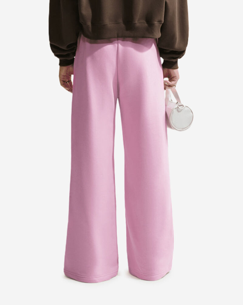 Nike Studio Fleece Medium Weight Mid-Rise Wide-Leg Pants IU1958-621 Pink 2