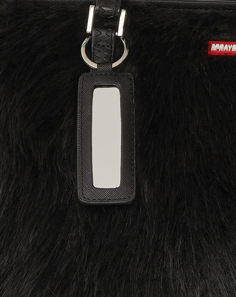 Sprayground Fur Cray Tote T8212 Black 5