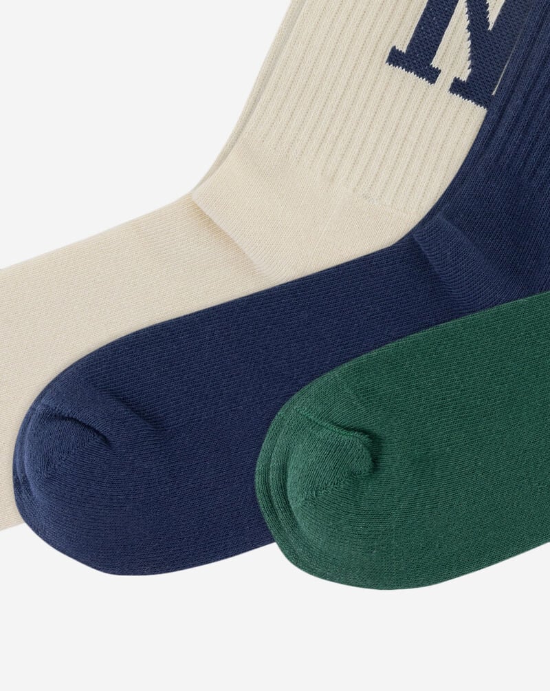 Polo Ralph Lauren 3Pk NY Crew Socks (L) 821651PK-991 Multi 4