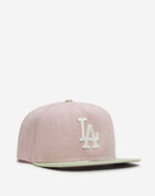 New Era 9Fifty Los Angeles Dodgers A-Frame Snapback Hat 60945076 Pink 1