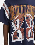 Smoke Rise Victory Flocking Crop Tee KT25578SN-PEA Blue 3