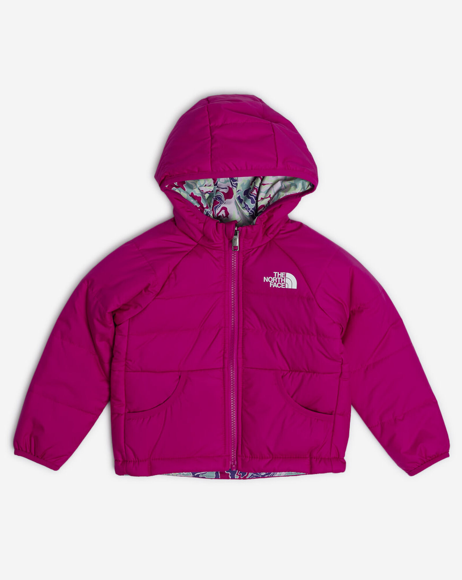 Shop The North Girls' Reversible Perrito Jacket NF0A7WOW-146 pink | SNIPES