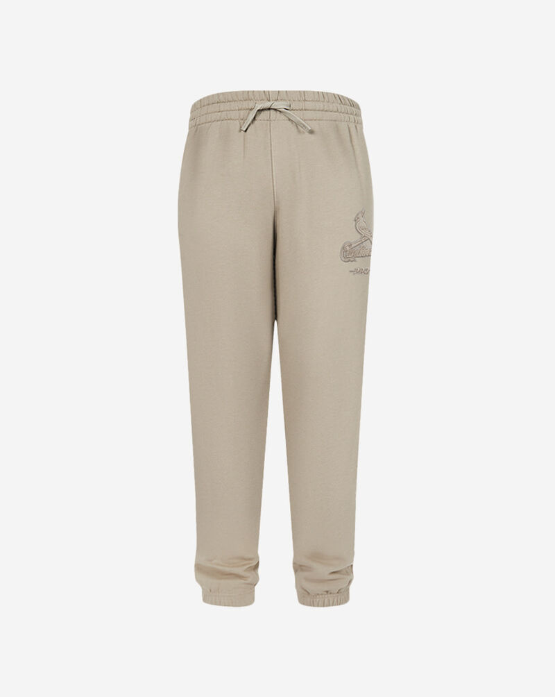 PRO STANDARD Big Boys' St. Louis Cardinals Neutral Fleece Sweatpant LSCB4315019-TAU Beige 1