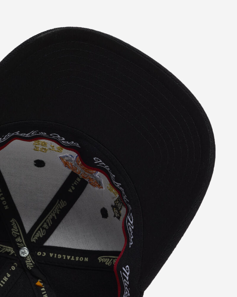 Mitchell  Ness New York Knicks Champions Trophy Stretch Snapback Hat HC22295-NYKBLCK Black 4
