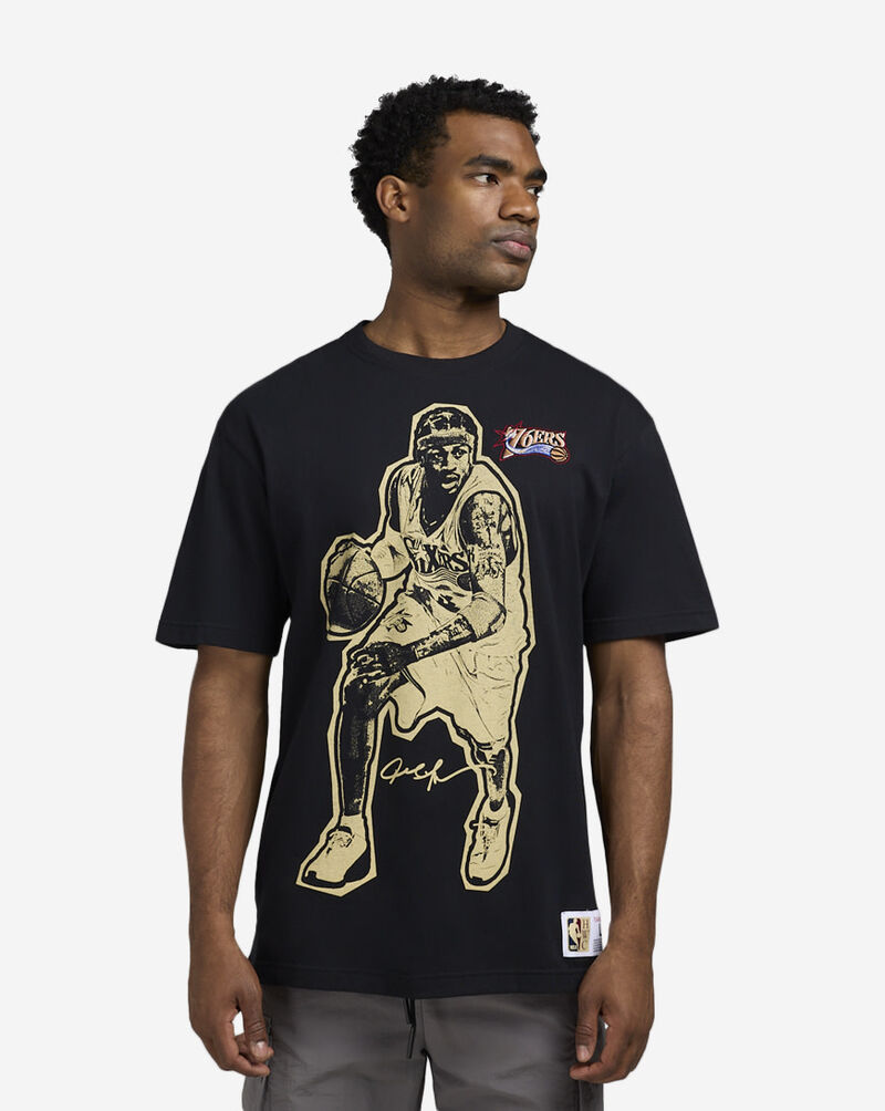 Mitchell  Ness 76ers Allen Iverson NBA Player Tee NN12306-P76BLCK Black 1
