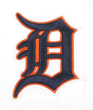 Detroit Tigers Classic Chenille Double Knit Pull Over Hoodie 