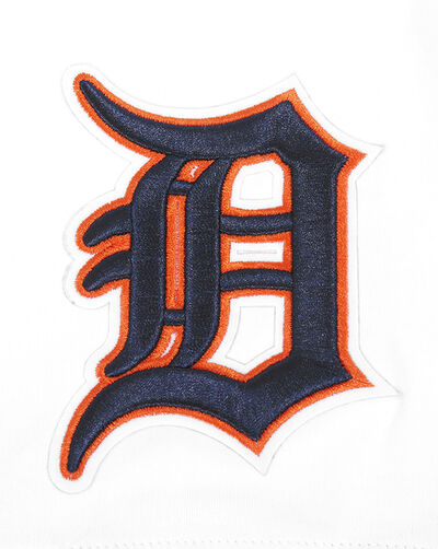 Detroit Tigers Classic Chenille Double Knit Pull Over Hoodie 