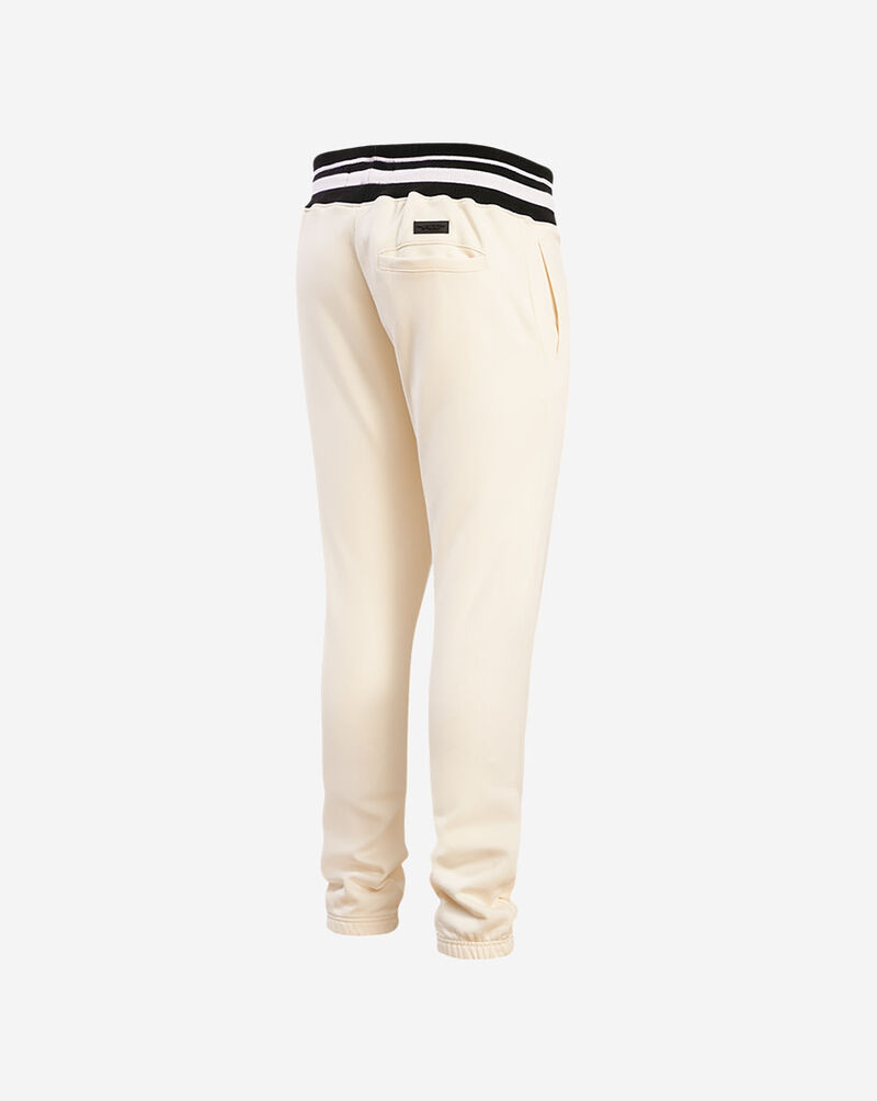 PRO STANDARD Pittsburgh Steelers Retro  Fleece Sweatpant FPS443537-EBK cream 3