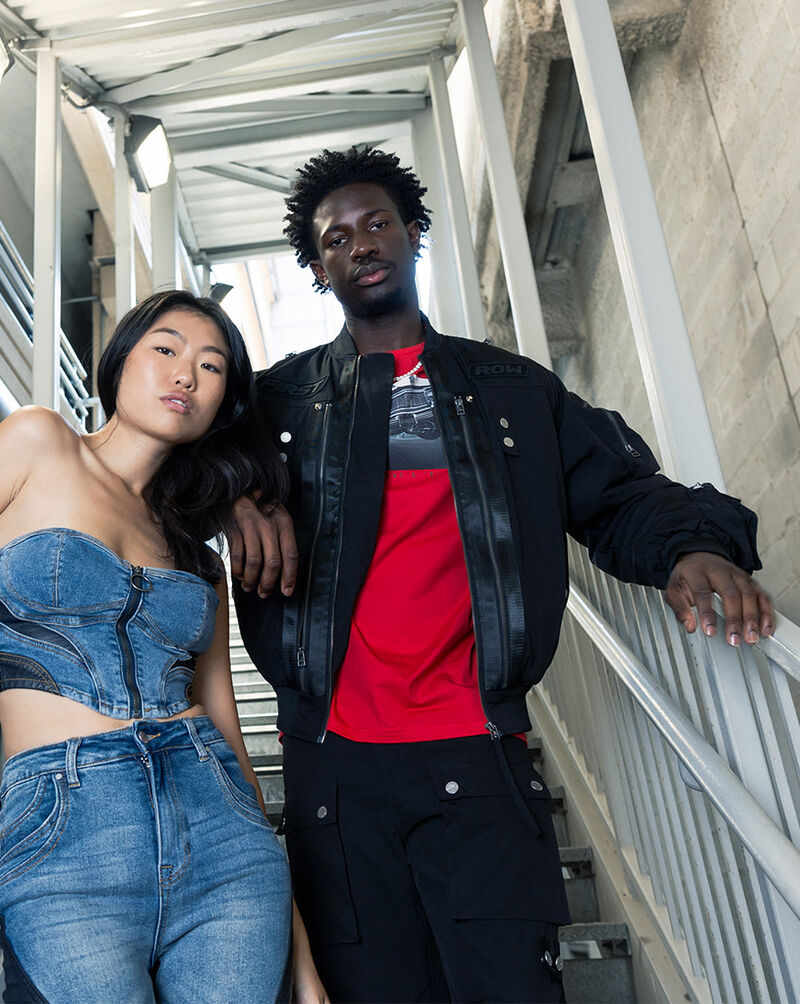 First Row Utility Pocket Jacket FRJ4003-BLK Black 4