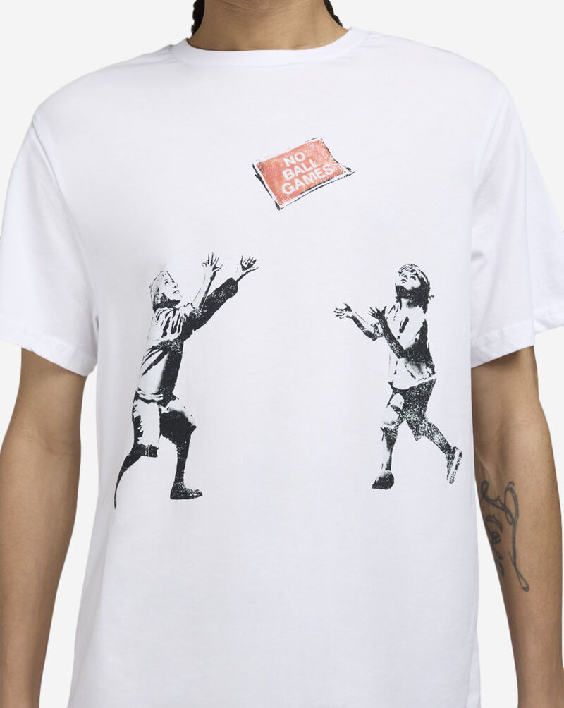 Mister Tee Banksy Ball Games Tee MCUS169-US-00220 White 3