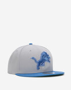 New Era 9Fifty Detroit Lions Two Tone Snapback Hat 70935997 Grey 1