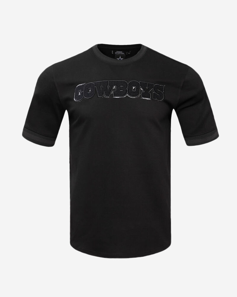 PRO STANDARD Dallas Cowboys Triple Black Double Knit Tee FDC1410305-BLK Black 1