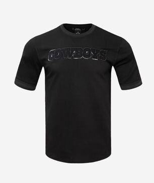 Dallas Cowboys Triple Black Double Knit Tee