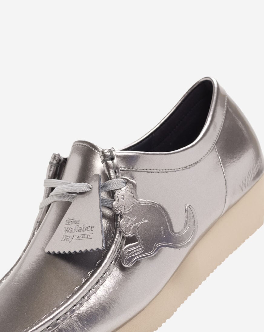Shop Clarks Wallabee 2604 26186501 silver | SNIPES USA