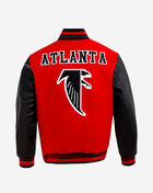 Pro Standard Atlanta Falcons Retro Classic Varsity Jacket FAF643426-RBK Red 2