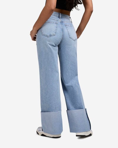 Light Washed Cuffed Denim Light Washed Cuffed Denim