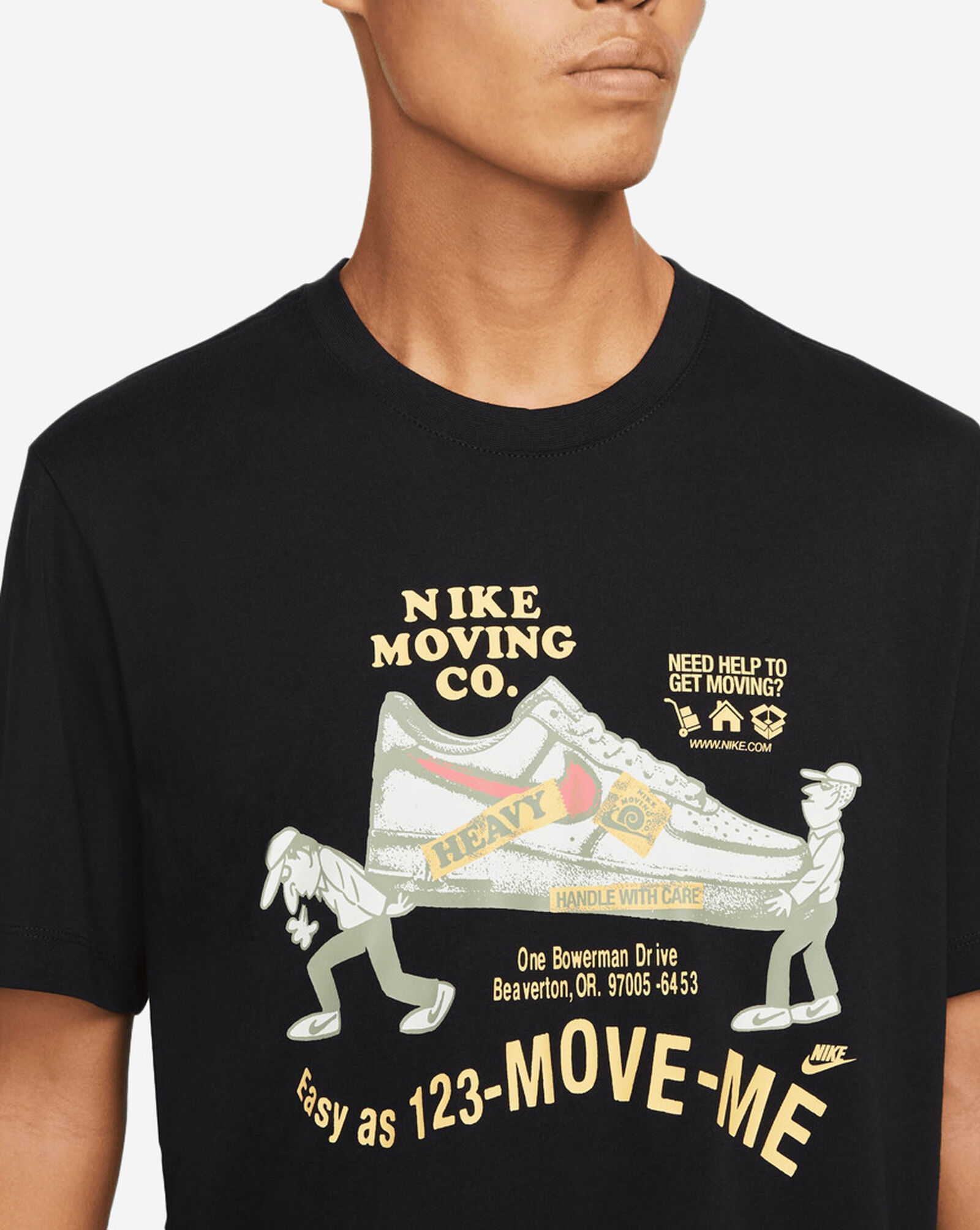 Shop Nike NSW Moving Company Tee DZ2848010 black SNIPES USA