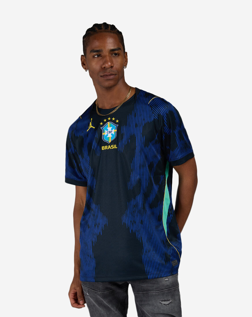 Shop Nike Brazil 2026 Stadium Away Dri-FIT Soccer Replica Jersey