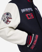 PRO STANDARD New England Patriots Pro Area Code Varsity Jacket  FNP6410393-MRM Blue 3