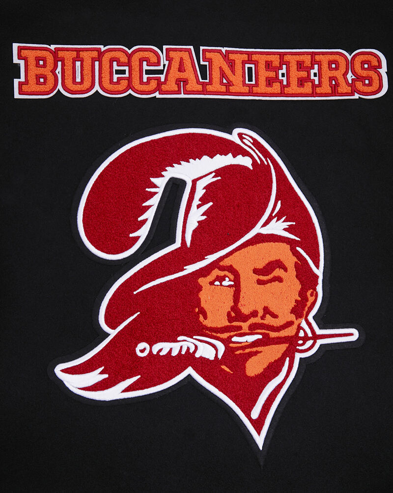 PRO STANDARD Tampa Bay Buccaneers Retro Classic Varsity Jacket FTB643469-BLK Black 6