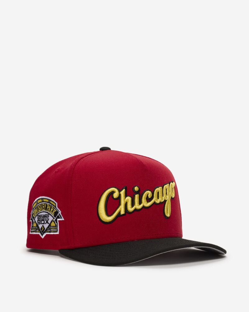 New Era 9Fifty Speed Chicago White Sox A-Frame Snapback Hat 70939076 Red 1