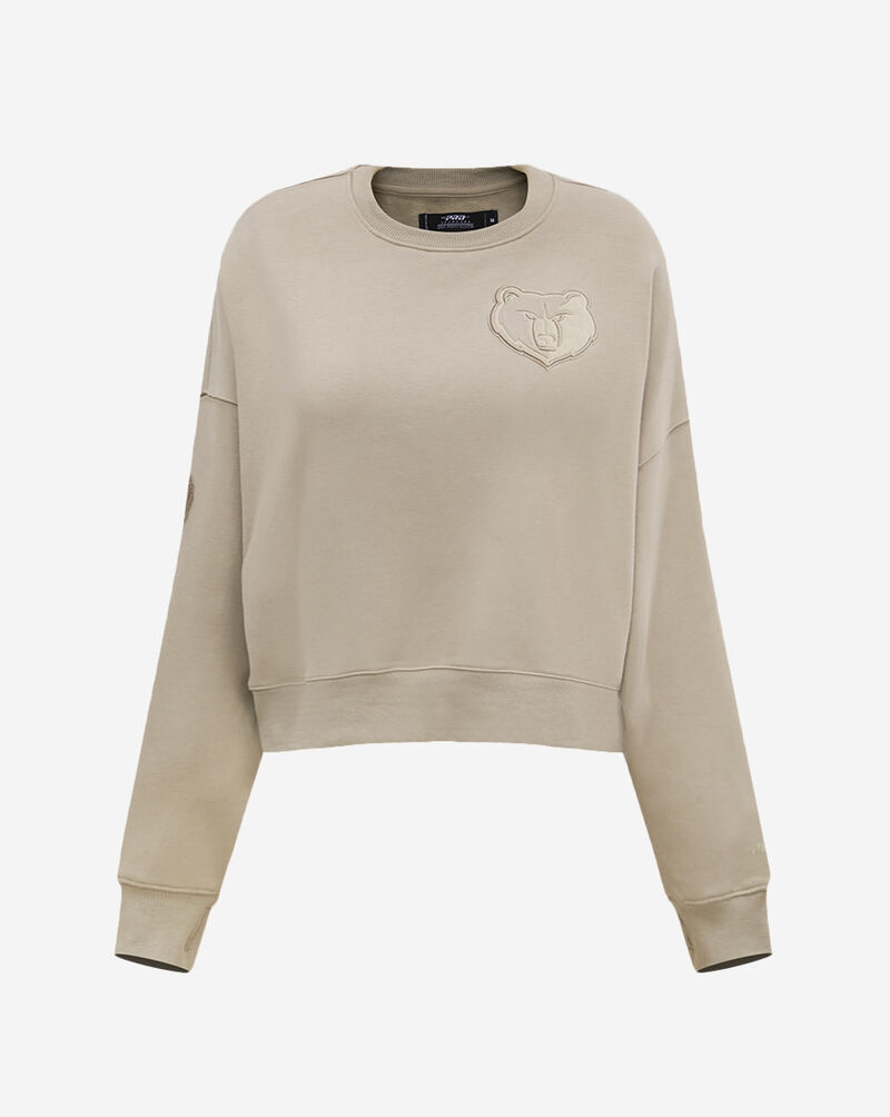 PRO STANDARD Memphis Grizzlies Retro Neutral Fleece Crewneck BMGC510528-TAU Beige 1