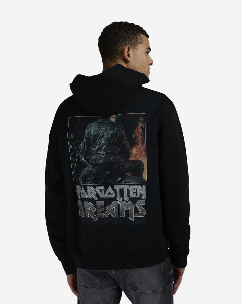 Forgotten Faces Forgotten Biker Hoodie FOFUS158-00007 Black 2