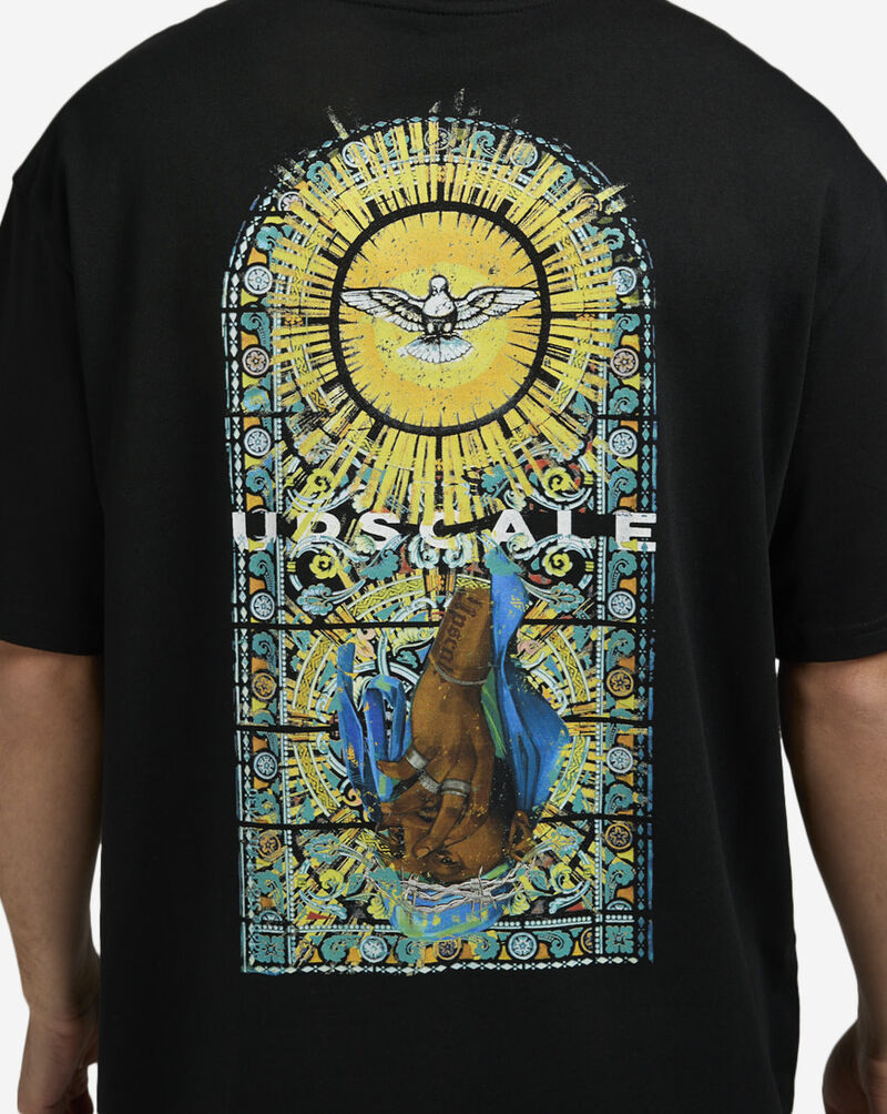 Upscale Urban Saint Glass Tee MTUS213-00007 Black 3