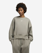 Nike NSW Phoenix Fleece Over-Oversized Crew-Neck Sweatshirt DQ5761-320 Grey 1